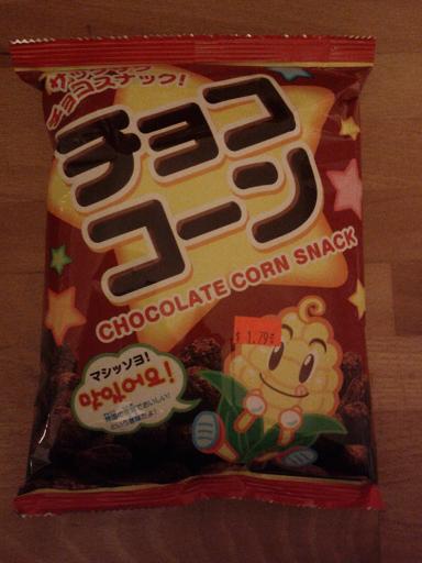 Des snacks au maïs ET au chocolat... Holy shit M. White that shit is dope! 