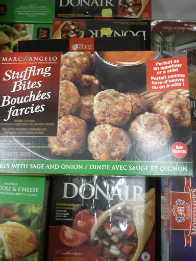 Encore une job de marde de traducteur... c'est pas des bouchées farcies, C'EST DES BOUCHÉES DE FARCE!