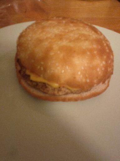 Malgré le flou, on voit que le burger se tient, right?