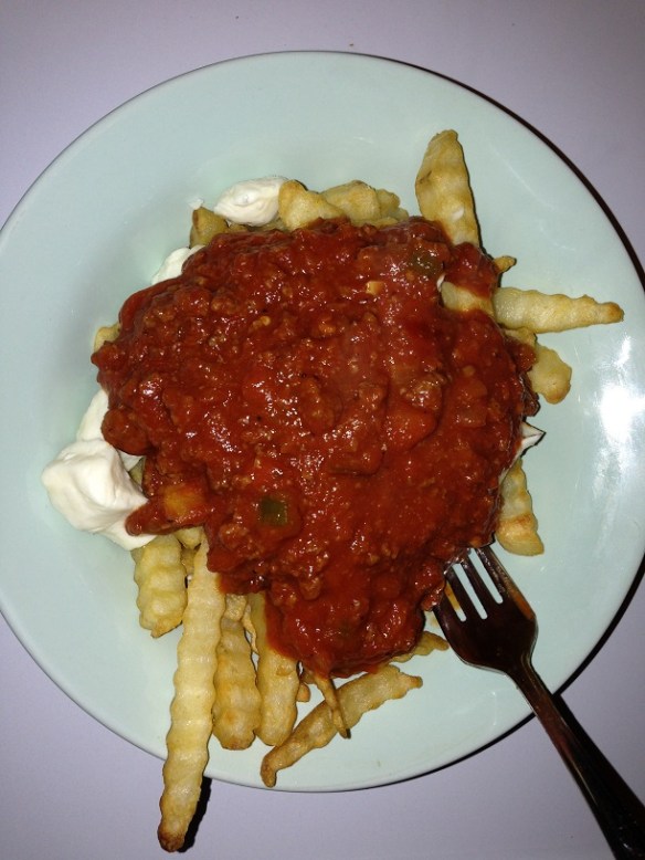 Frites congelées, fromage en crottes... pas l'temps d'niaiser!