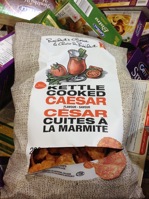 Chips à saveur de Bloody Caesar!