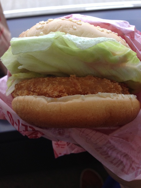 Du bon manger - Shrimp filet o -  japon sandwich de proche