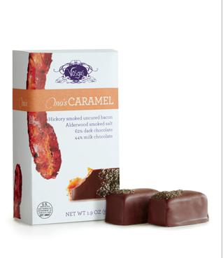 Chocolat + caramel + bacon = bave qui coule! 