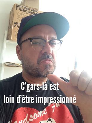 Du bon manger - martin roussy pas impressioné