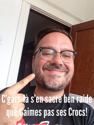 du bon manger - men sacre que taimes pas mes crocs