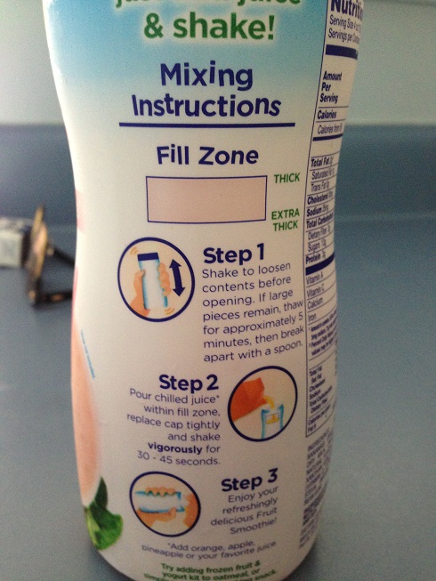 Du BOn manger - Dole shaker smoothie 2