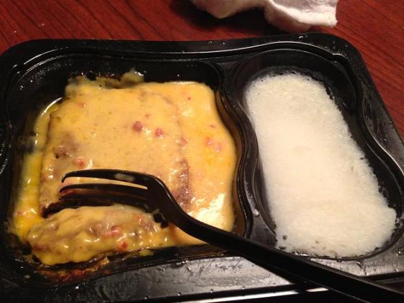 Du Bon Manger - Banquet cheesy smothered charbroiled patty meal 3