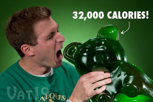 32 000 calories de pur maux de dents! 