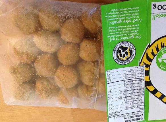 Tu ouvres le sac, tu sacres ça au four 16 minutes... 