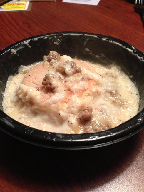 On chauffe quelques minutes au micro-ondes, on  laisse refroidir pendant une minute!