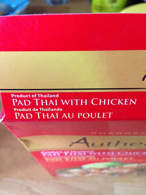C'est un pad thaï... Thaï!