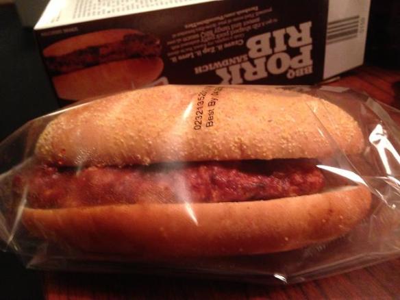 Tu sors un sandwich de la boîte!