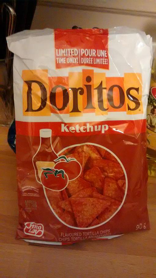 Du bon manger - doritos au ketchup