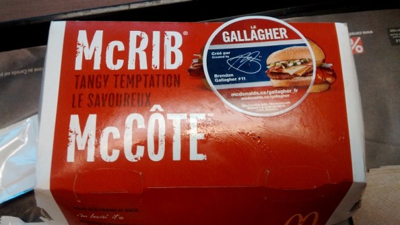 Du Bon manger - Gallagher boite