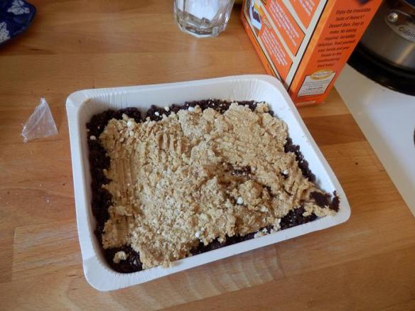 Tu chauffes, tu mélanges et tu sacres ça sur le mélange de pourdre brune!