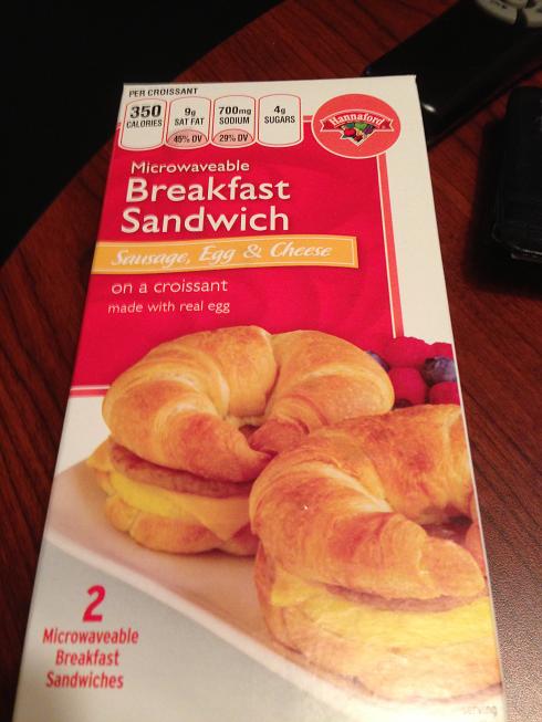 Du bon manger - croissant déjeuner préfabriqué