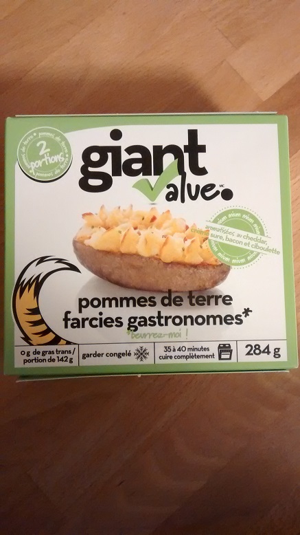 Du Bon Manger - patates au four micro-ondables