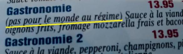 Du BOn Manger - pas pour le monde au régime