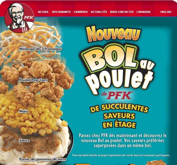 Du Bon Manger - Bol au poulet de PFK
