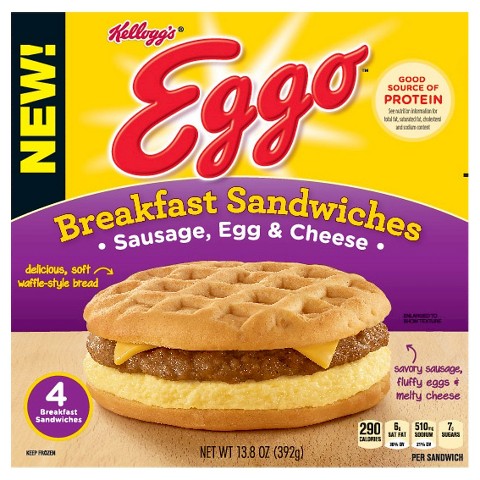Du bon manger - eggo sandwich