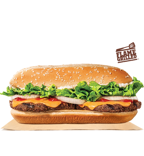Du Bon manger - Extra long cheeseburger