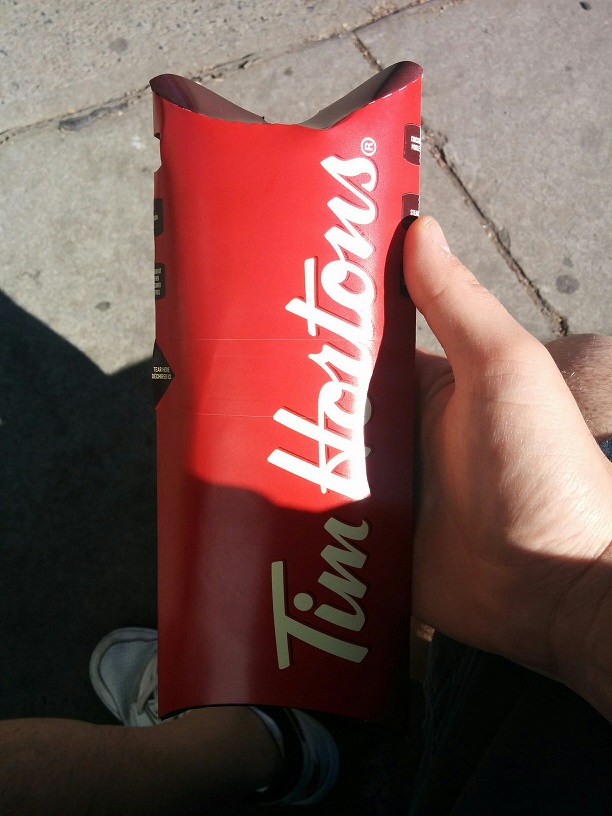 Du Bon Manger - Tim hortons Wrap Matin Du Travailleur 1