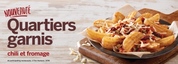 Du Bon Manger - Patates chili tim hortons